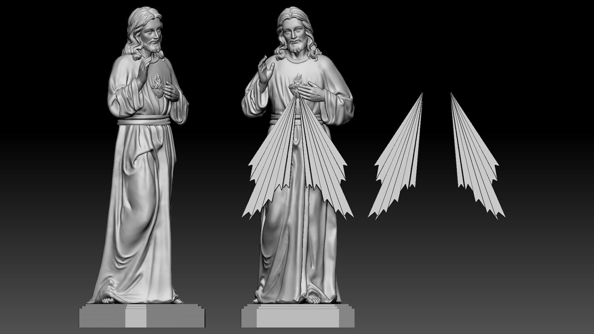 Jesus Christ  3D print model_7