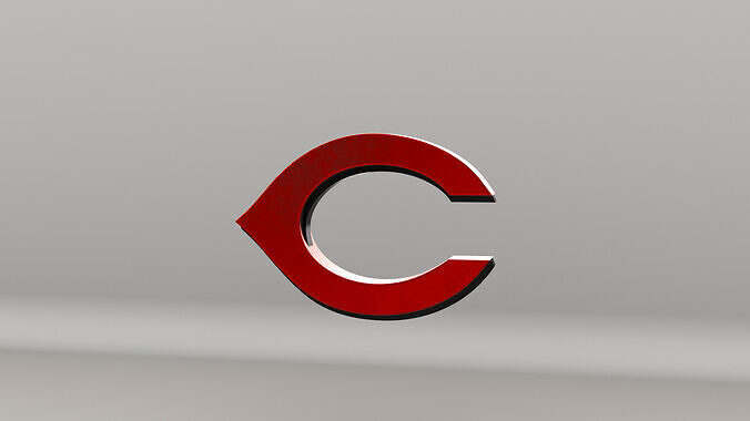 MLB Cincinnati Reds V2 Team Logo 3D model