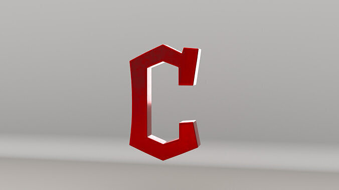 MLB Cleveland Guardians V1 Team Logo 3D model