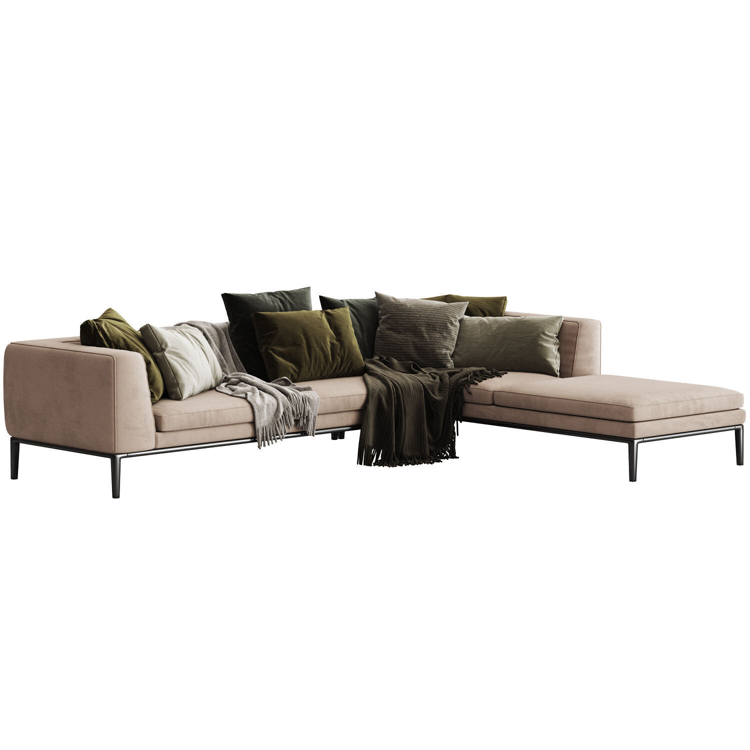 Sofa and Armchair Colection 02 - 10 Items 3D model_33