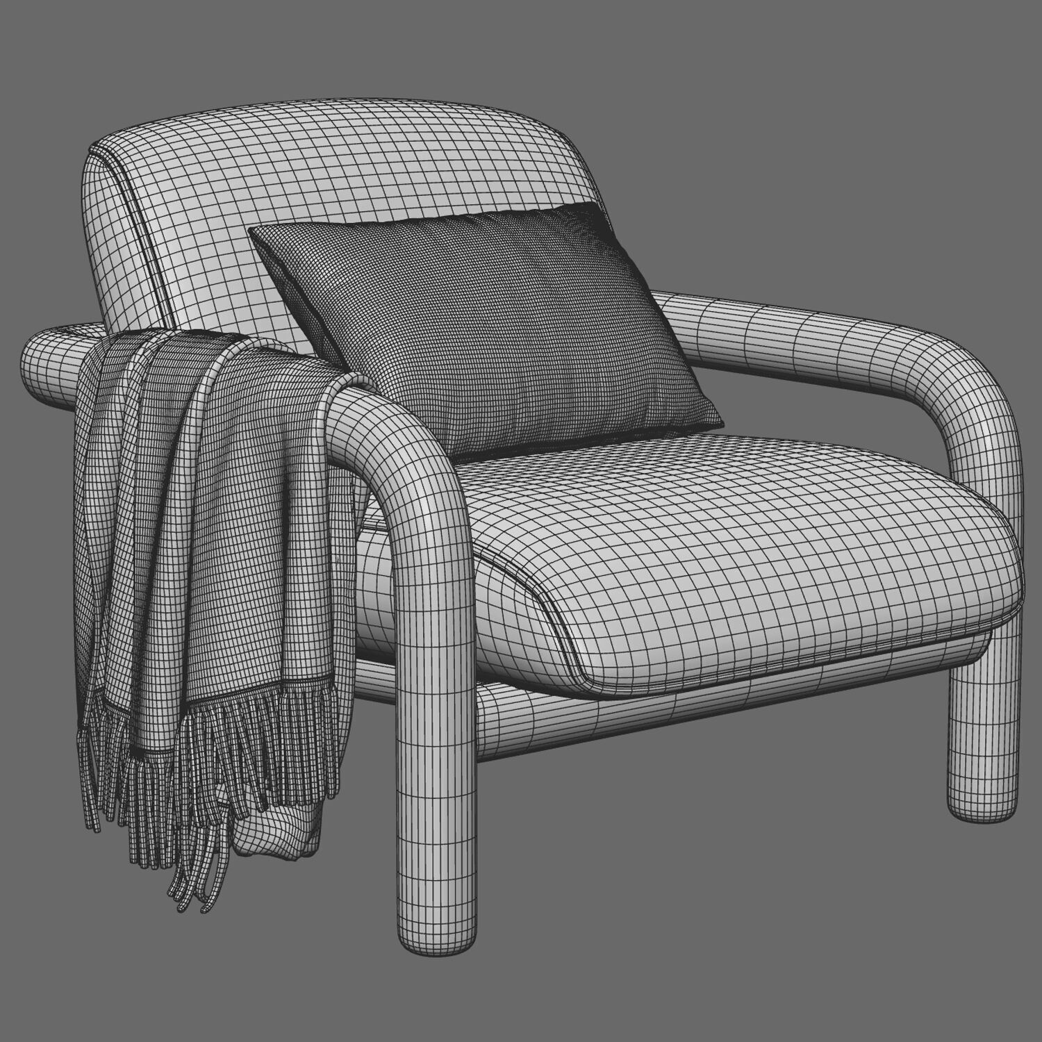 Sofa and Armchair Colection 02 - 10 Items 3D model_26