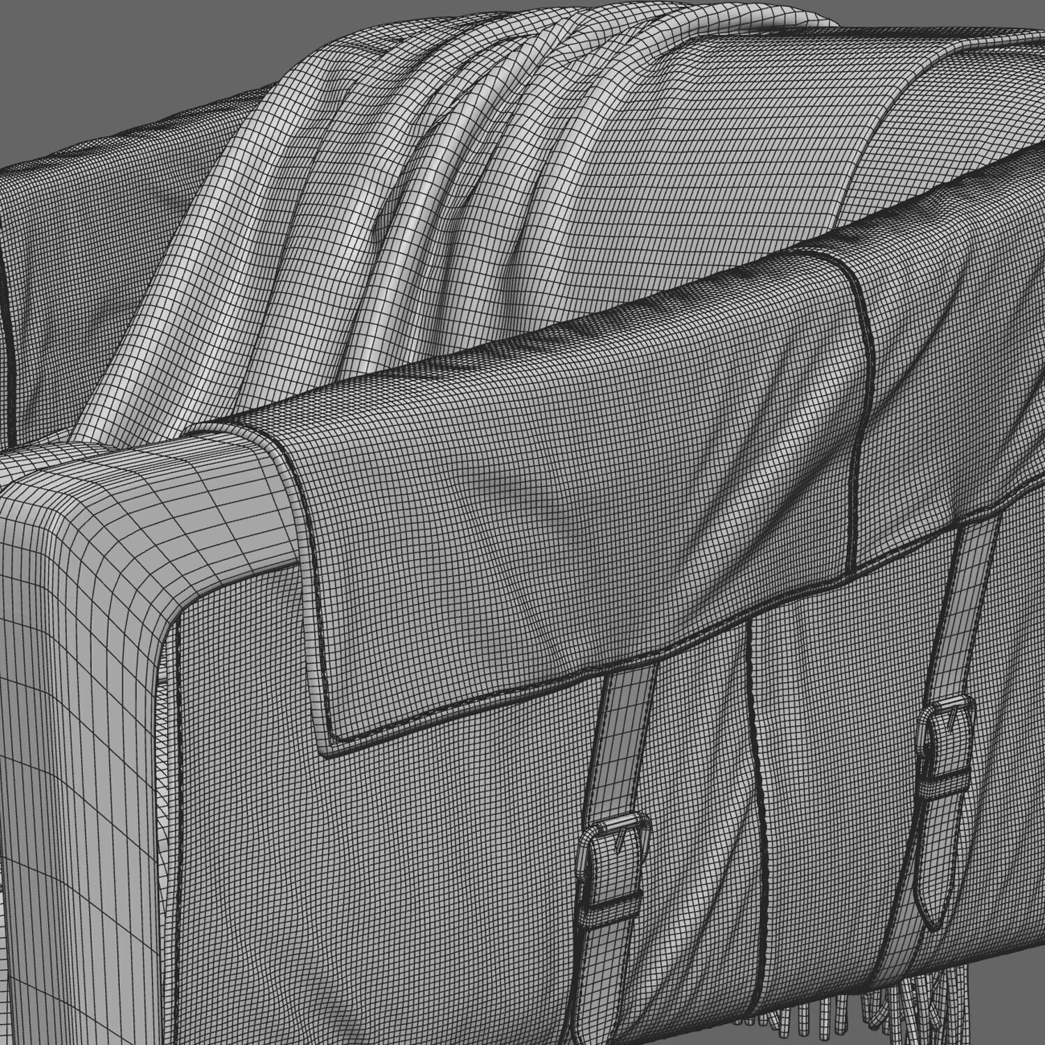 Sofa and Armchair Colection 02 - 10 Items 3D model_7