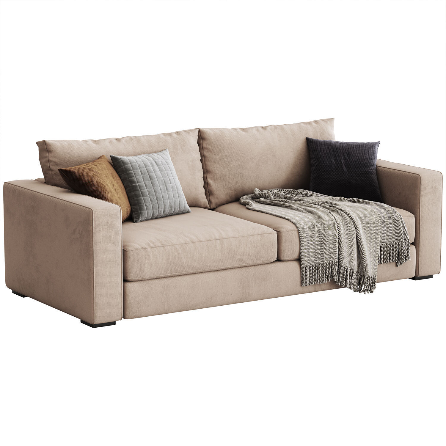 Sofa and Armchair Colection 02 - 10 Items 3D model_9