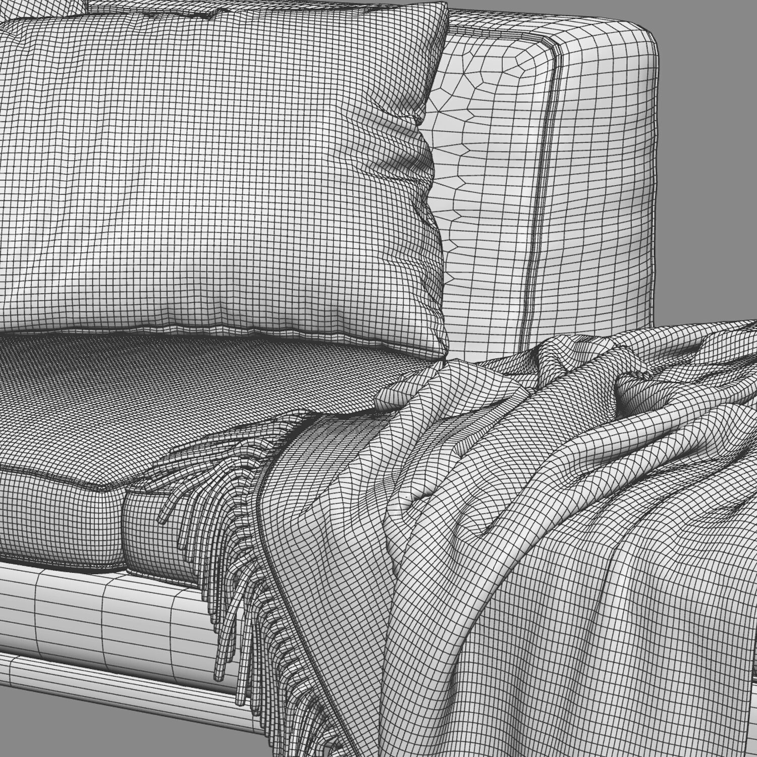 Sofa and Armchair Colection 02 - 10 Items 3D model_4