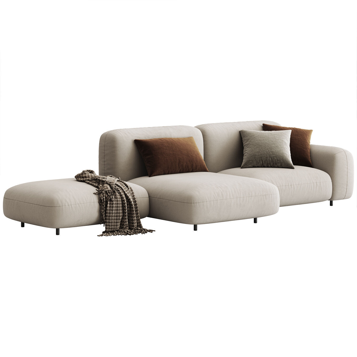Sofa and Armchair Colection 02 - 10 Items 3D model_15