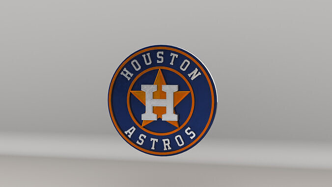MLB Houston Astros Team Logo 3D model