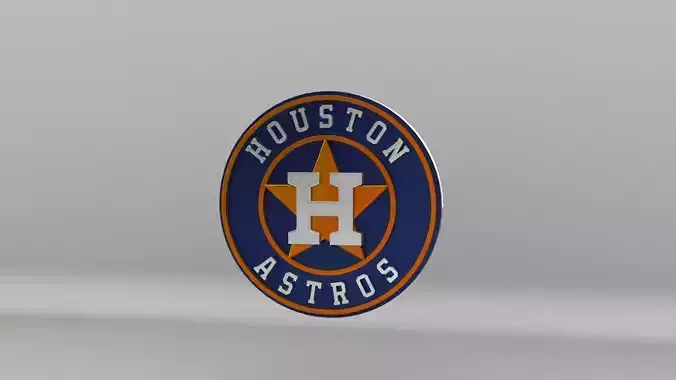 MLB Houston Astros Team Logo 3D model