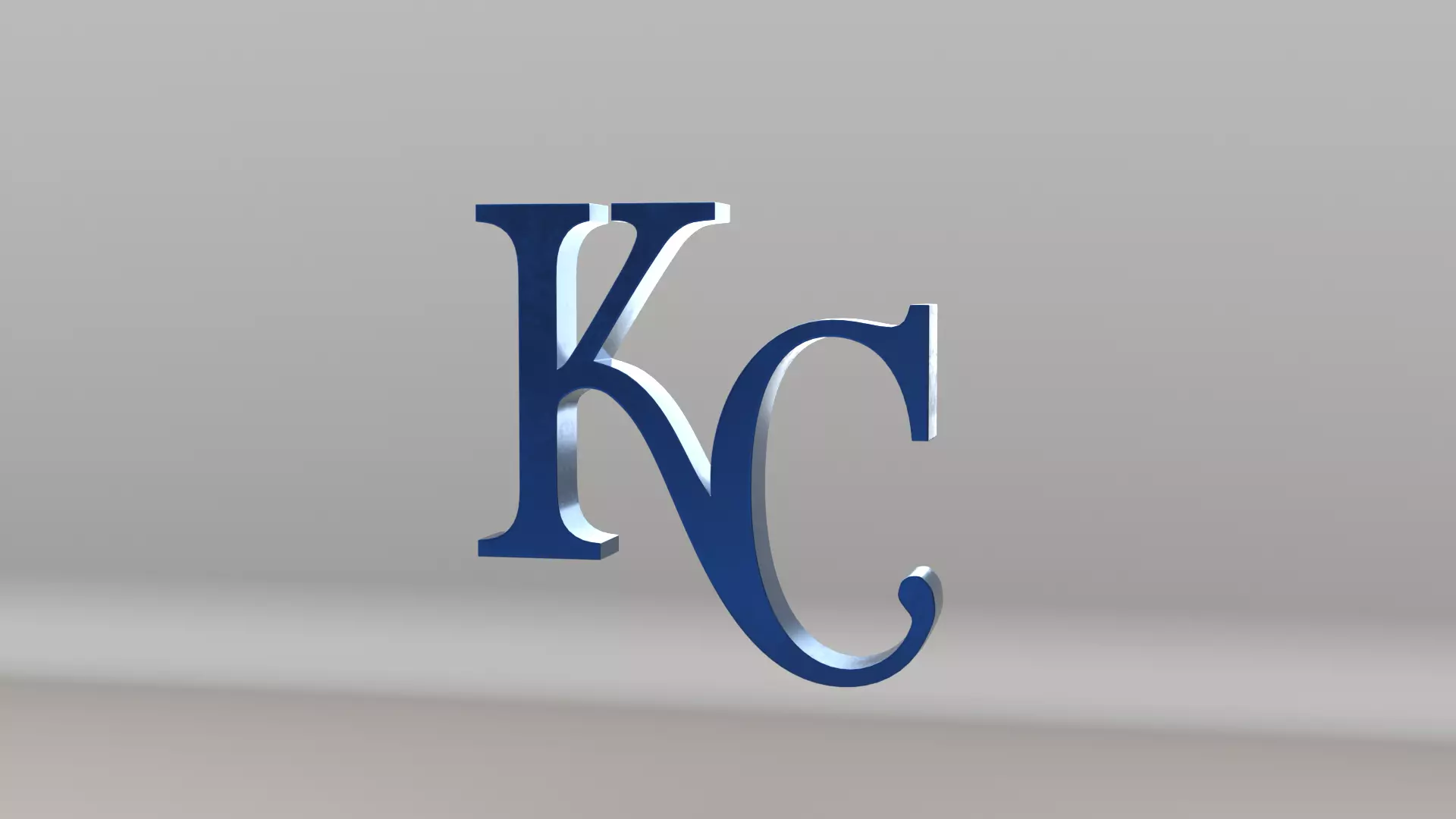 MLB Kansas City Royals Team Logo 3D model