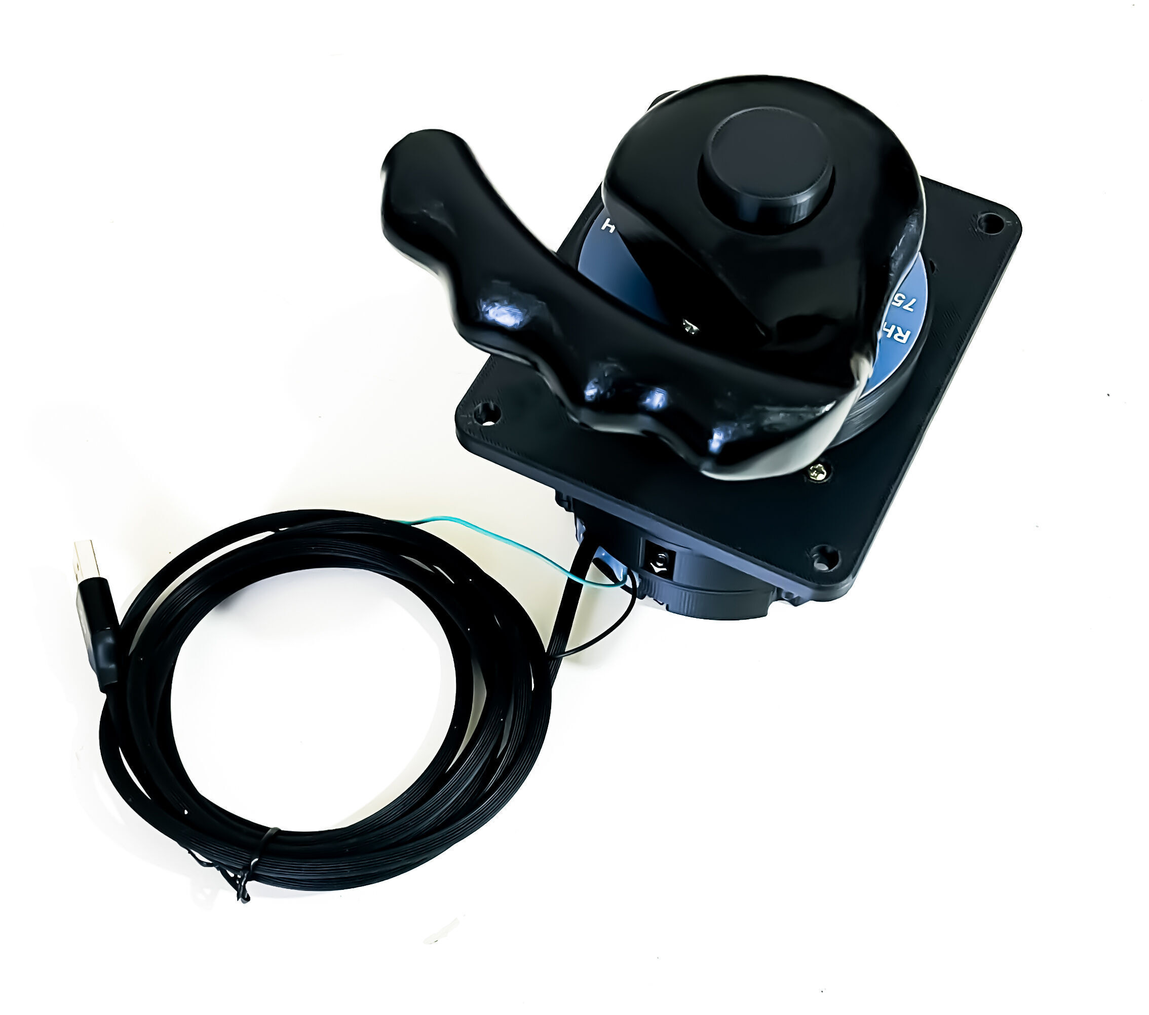 Nosewheel Tiller Steering Airbus Complete 3D print model_2