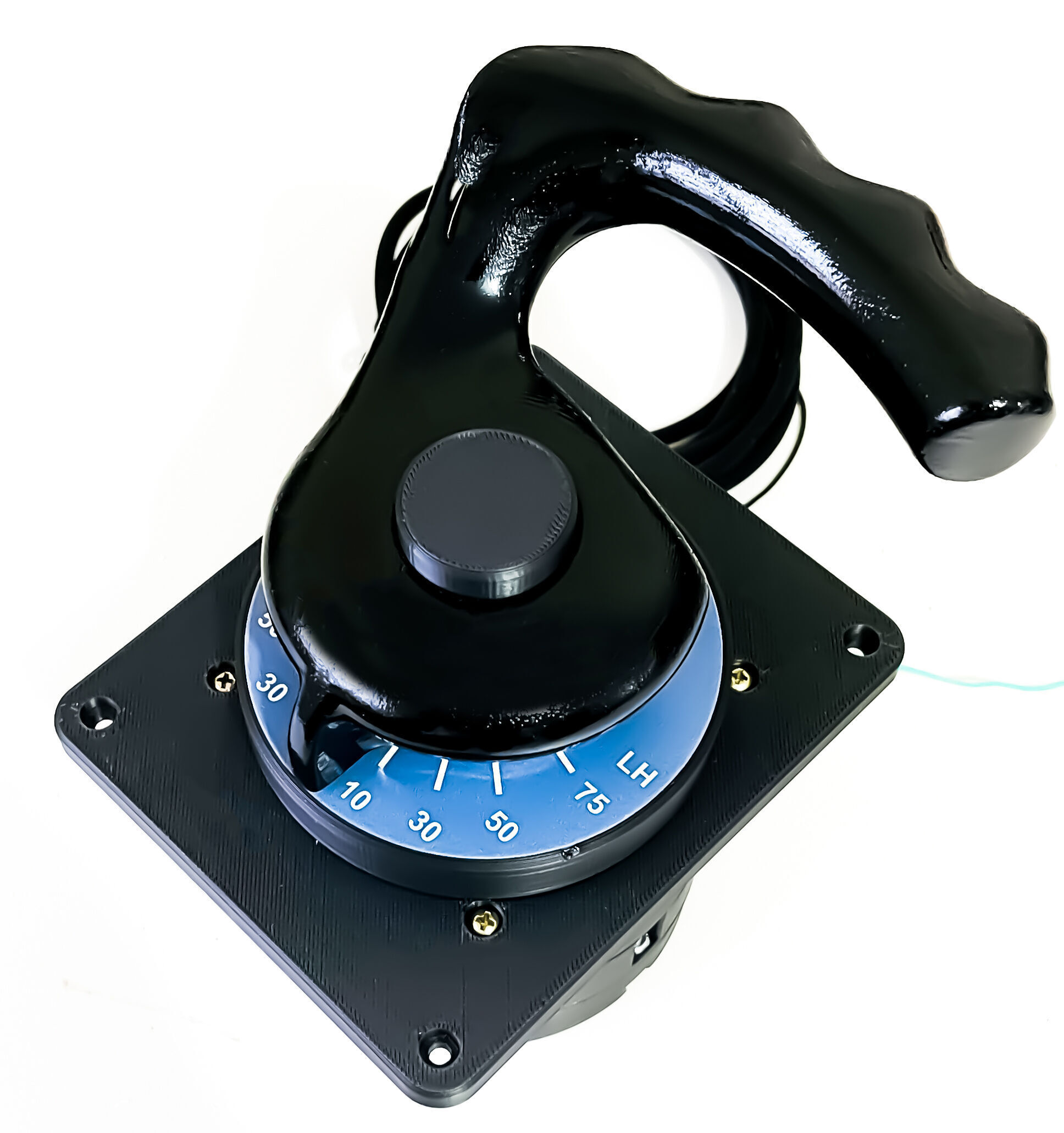 Nosewheel Tiller Steering Airbus Complete 3D print model_3