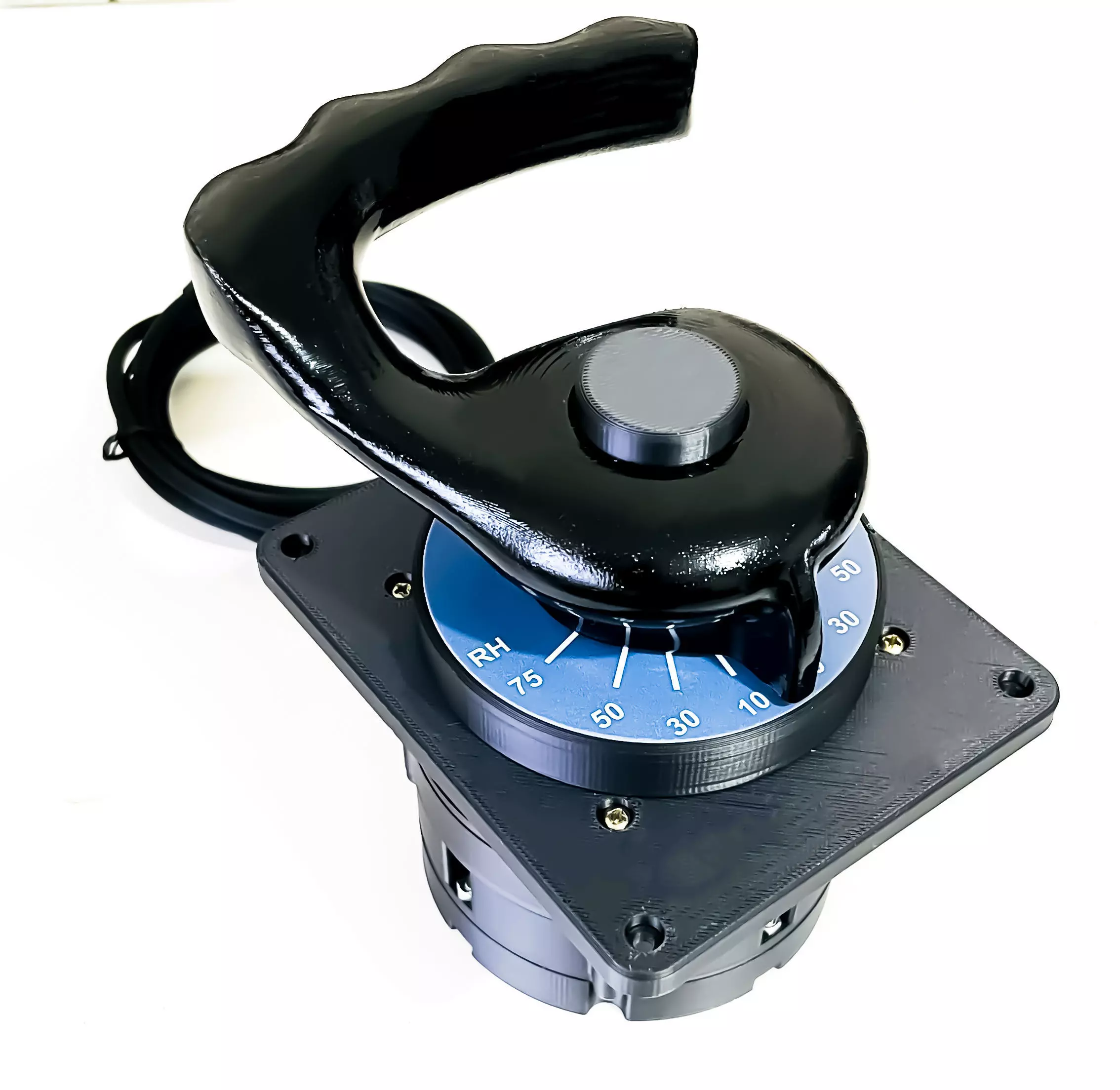 Nosewheel Tiller Steering Airbus Complete 3D print model_0