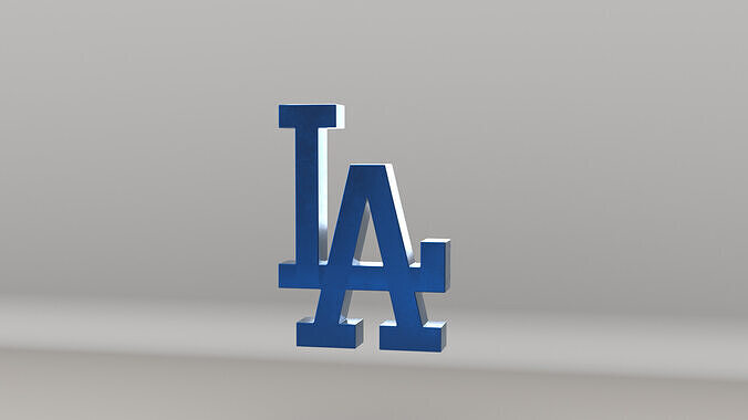MLB Los Angeles Dodgers V2 Team Logo 3D model