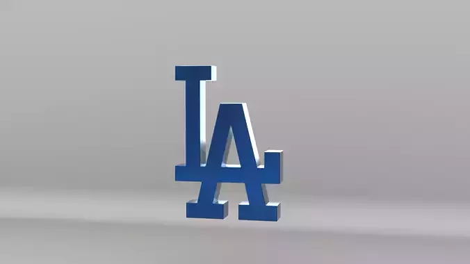 MLB Los Angeles Dodgers V2 Team Logo 3D model