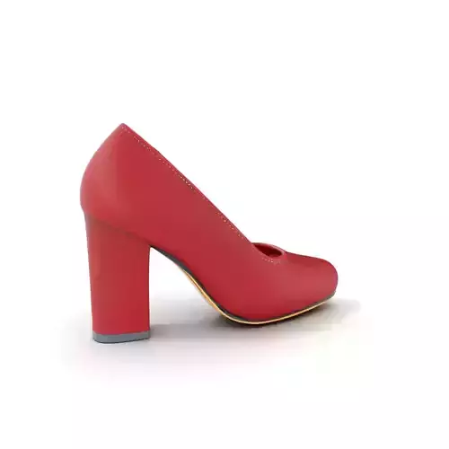 Elegant High Heel Shoe Model Pack Low-poly 3D model
