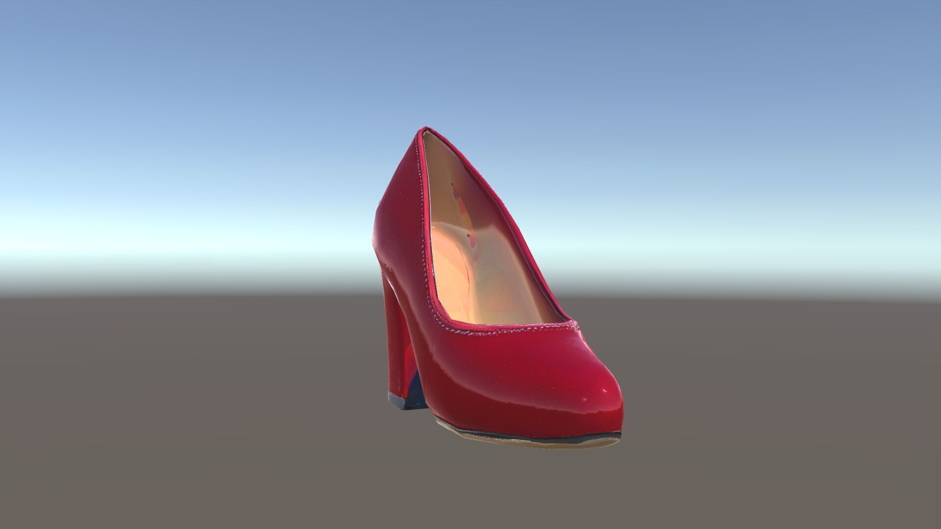 Elegant High Heel Shoe Model Pack Low-poly 3D model_34