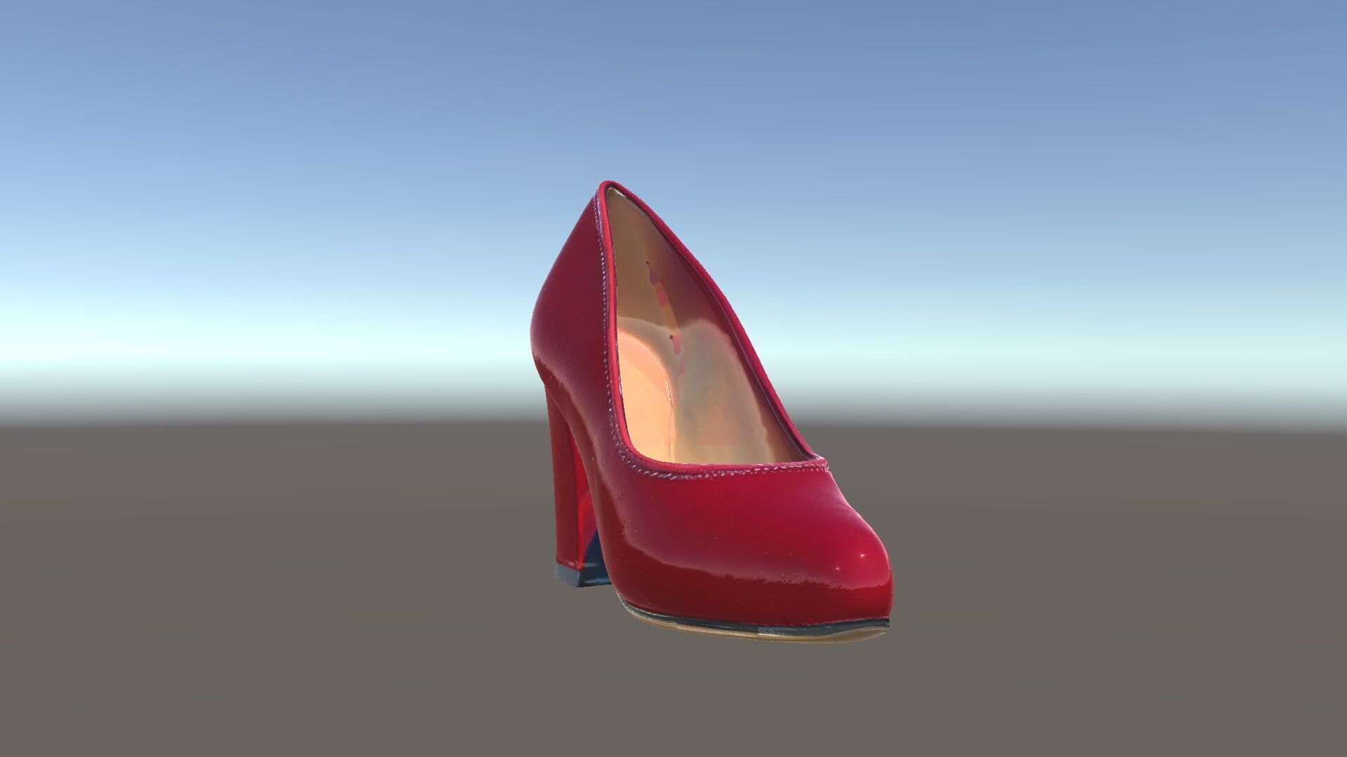 Elegant High Heel Shoe Model Pack Low-poly 3D model_5
