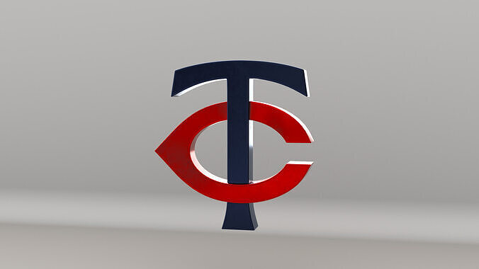 MLB Minessota Twins Team Logo 3D model
