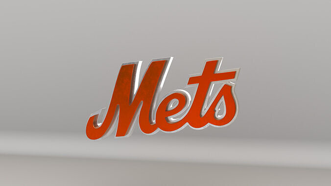 MLB New York Mets Team Logo 3D model
