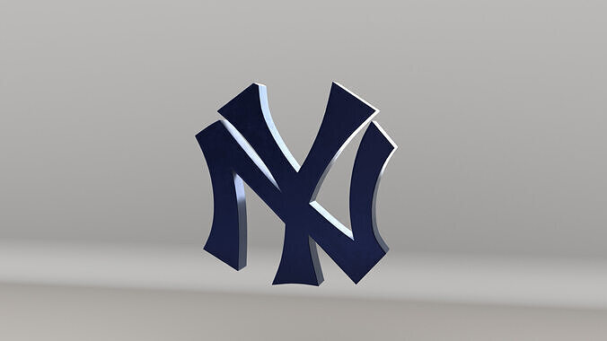 MLB New York Yankees Team Logo  3D model