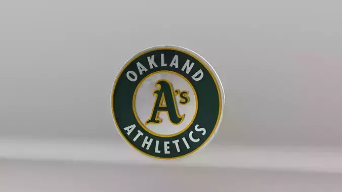 MLB Oakland Athletics V1 Team Logo 3D model