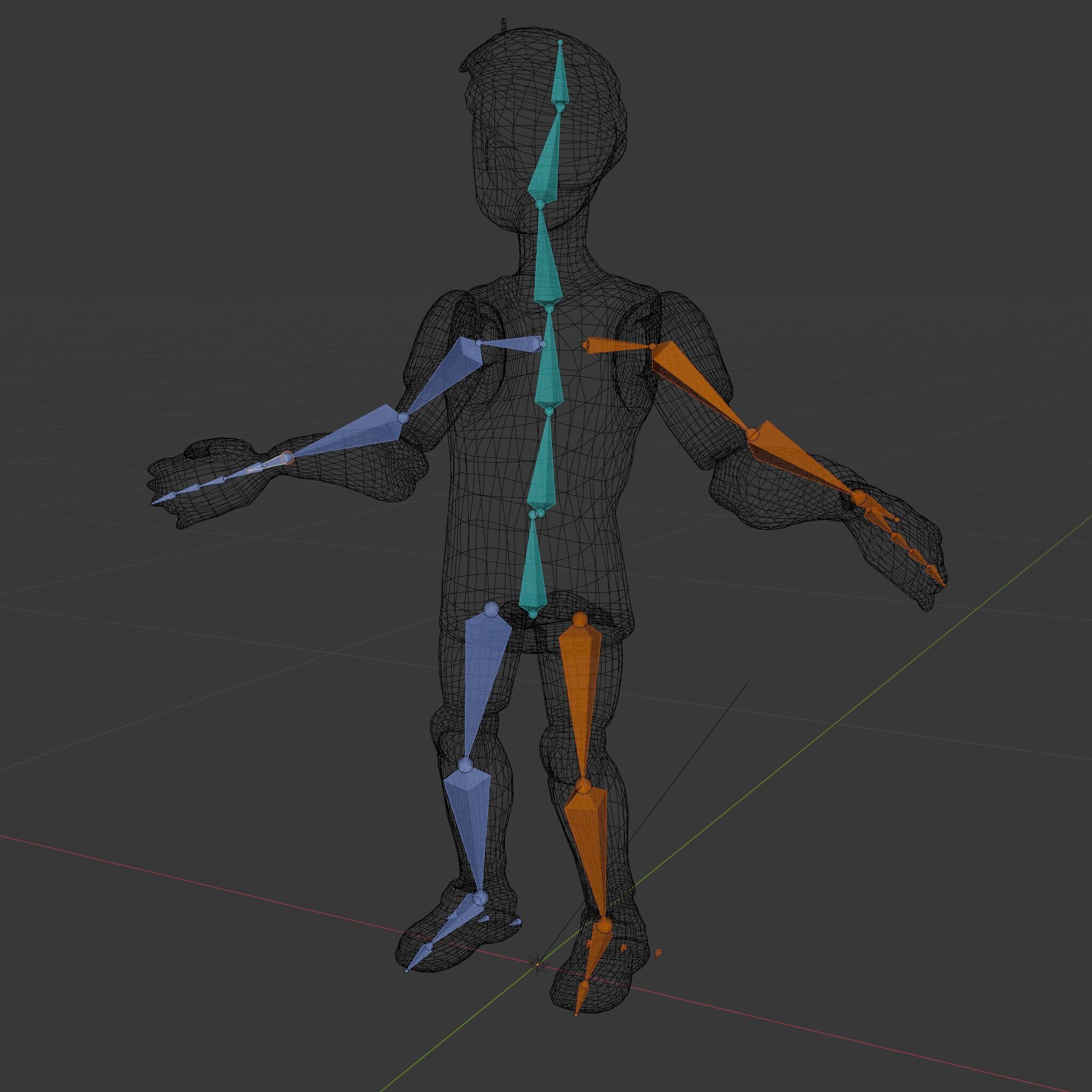 Basketball Robot Character Model Rigged and Animated for Games Low-poly 3D model_9