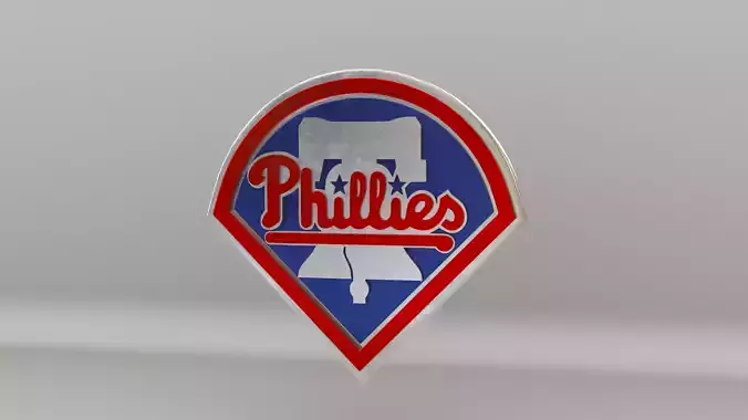 MLB Philadelphia Phillies V1 Team Logo 3D model