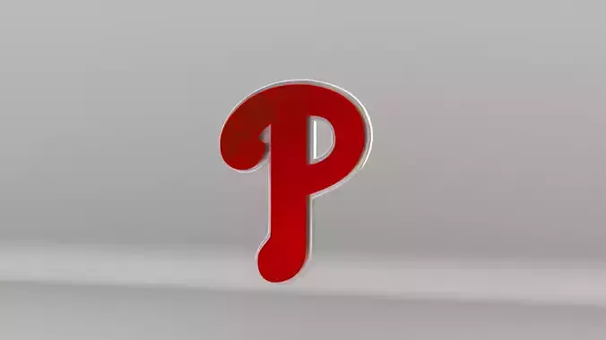 MLB Philadelphia Phillies V2 Team Logo 3D model