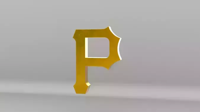 MLB Pittsburgh Pirates Team Logo 3D model