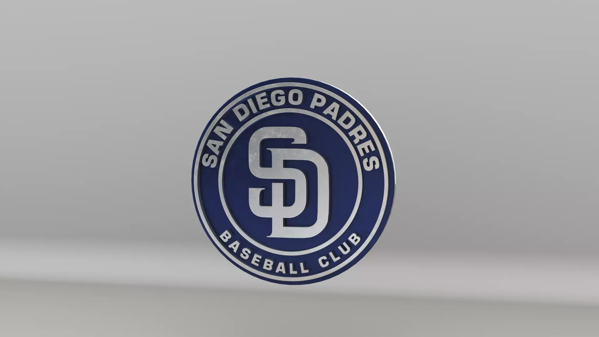 MLB San Diego Padres V1 Team Logo 3D model
