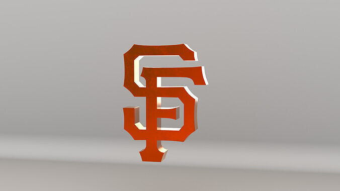 MLB San Francisco Giants Team Logo 3D model