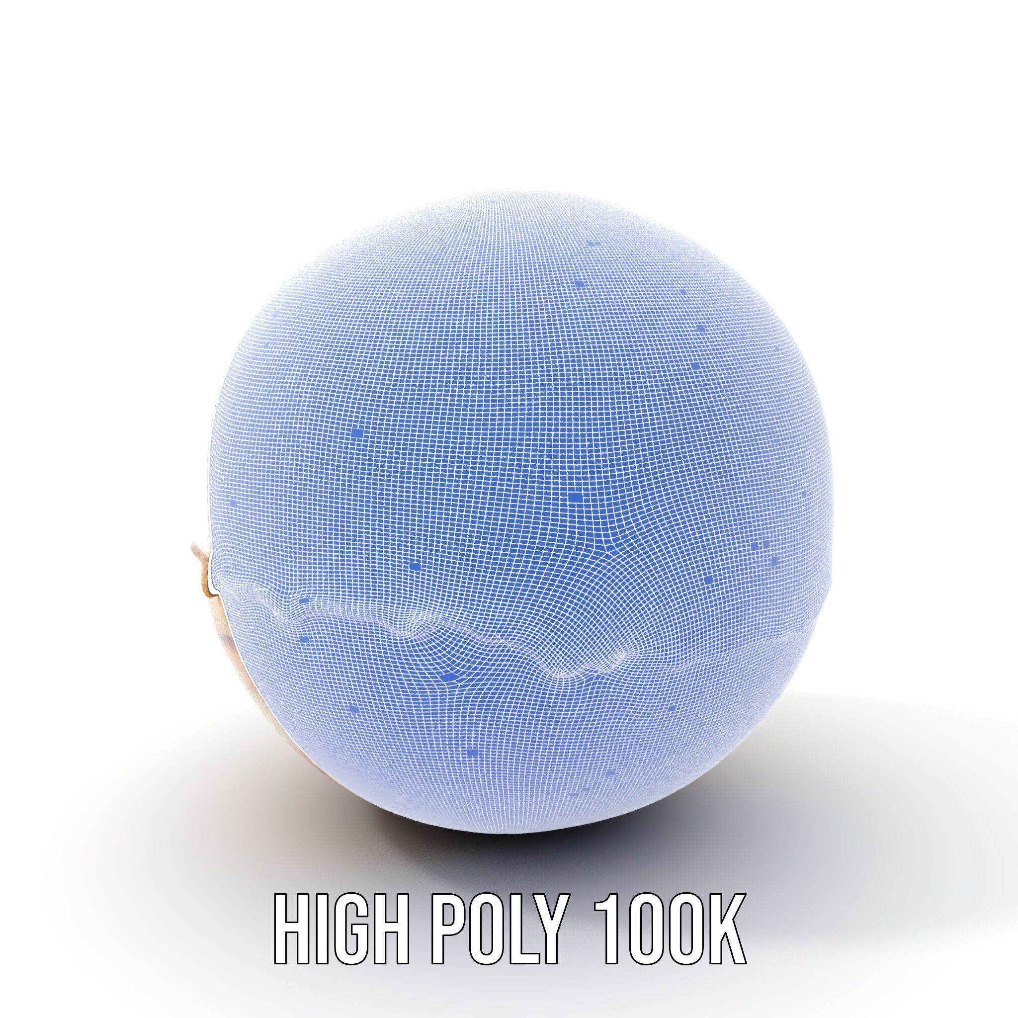 Planetary Model Pack with Textured Stripes Low-poly 3D model_4