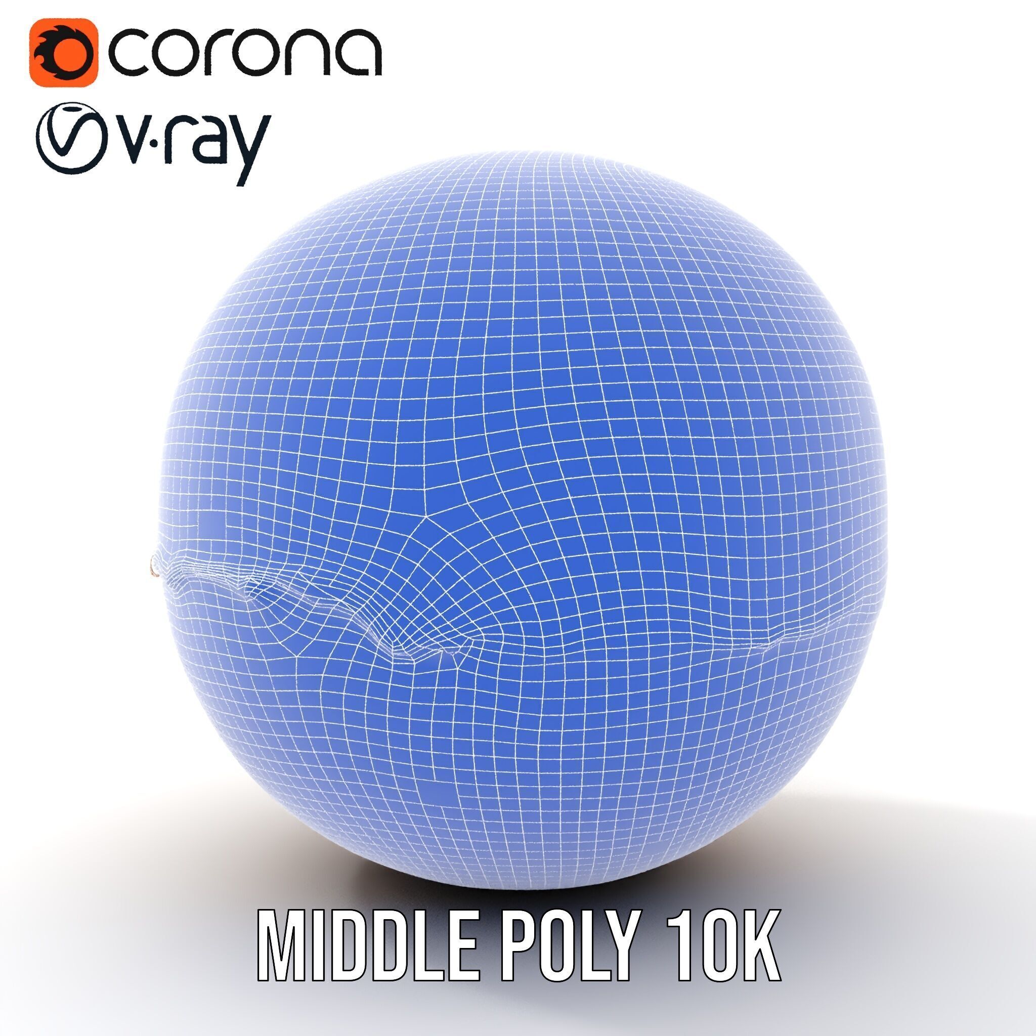 Planetary Model Pack with Textured Stripes Low-poly 3D model_31