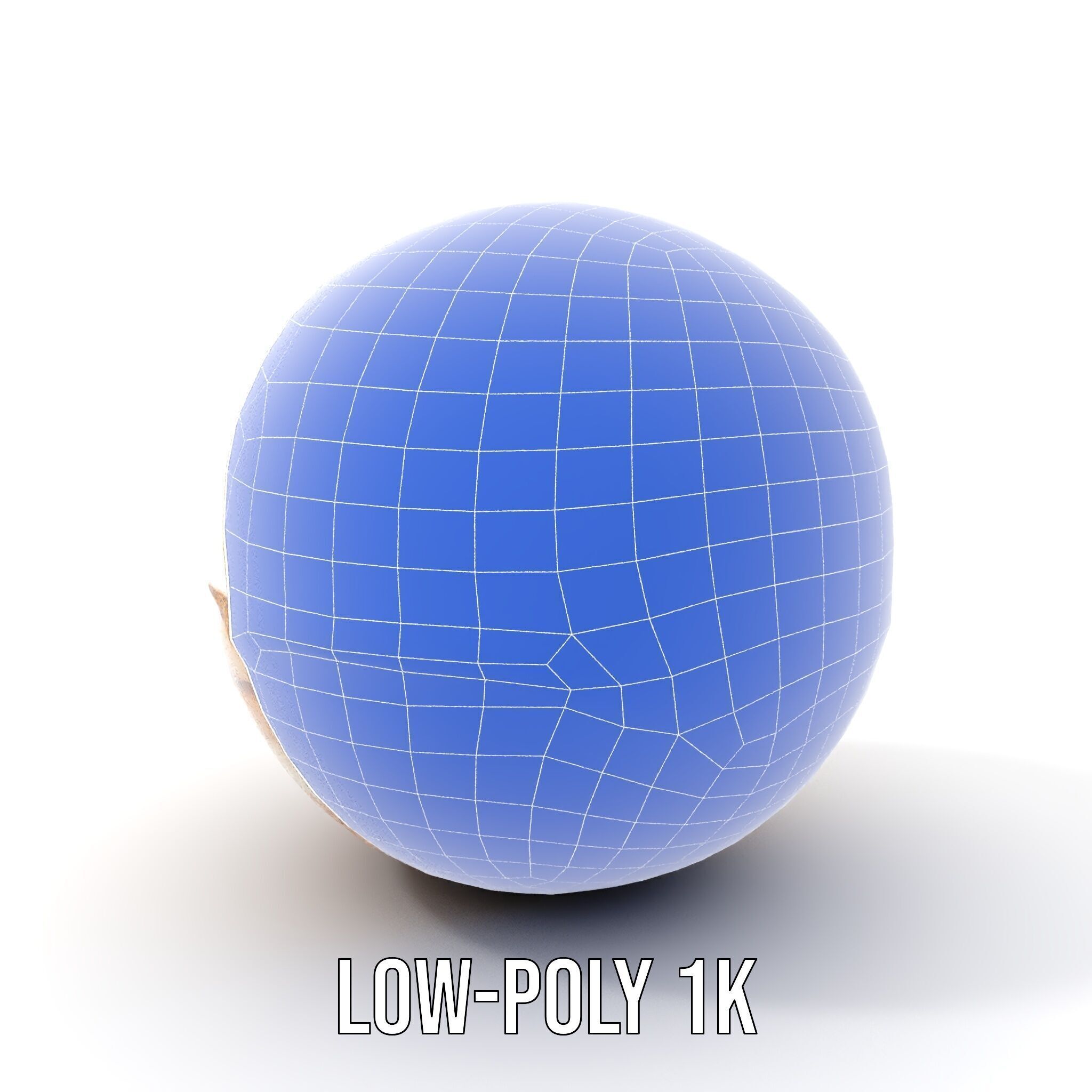 Planetary Model Pack with Textured Stripes Low-poly 3D model_23