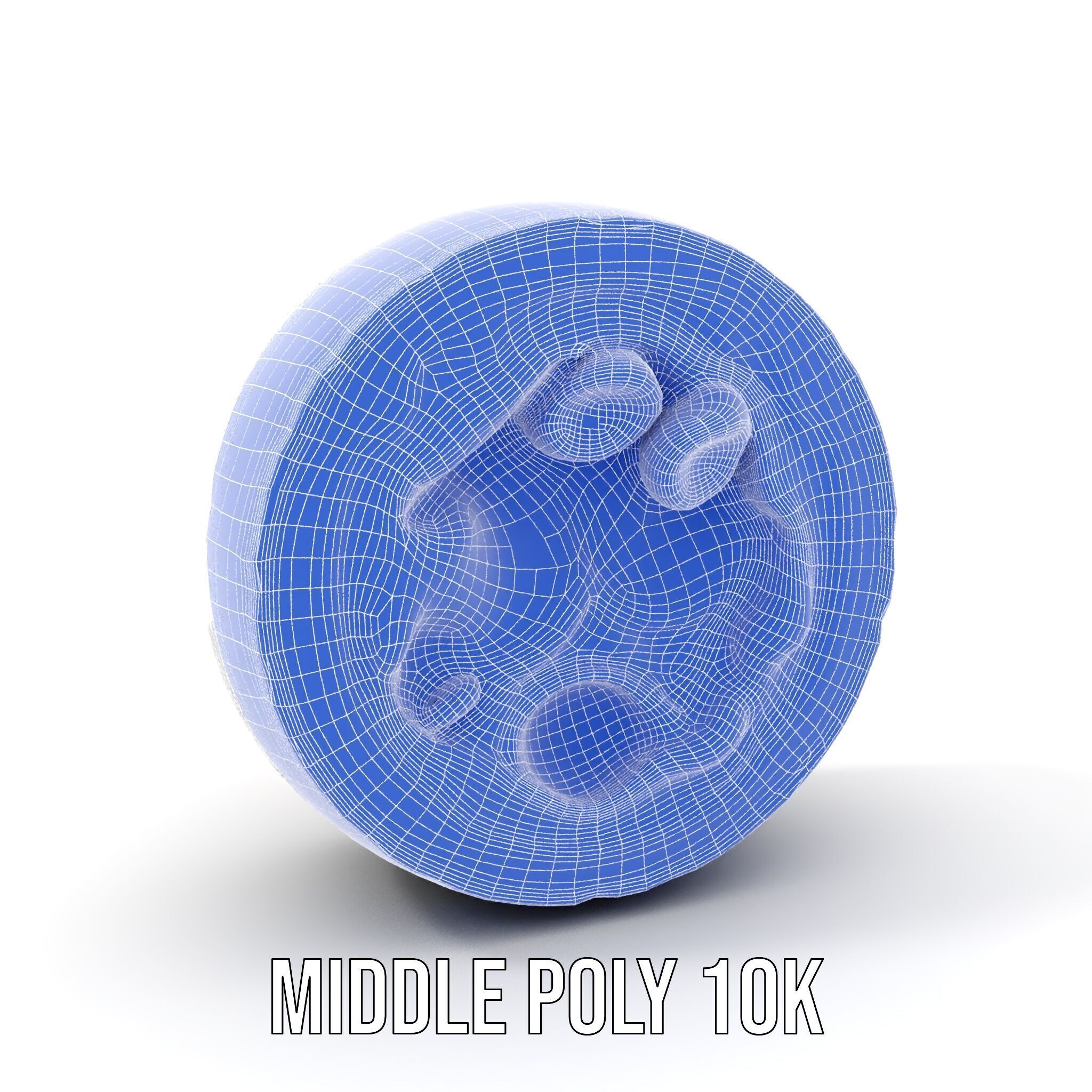 Metal Sphere CrossSection Model Pack with Detailed Interior Low-poly 3D model_12