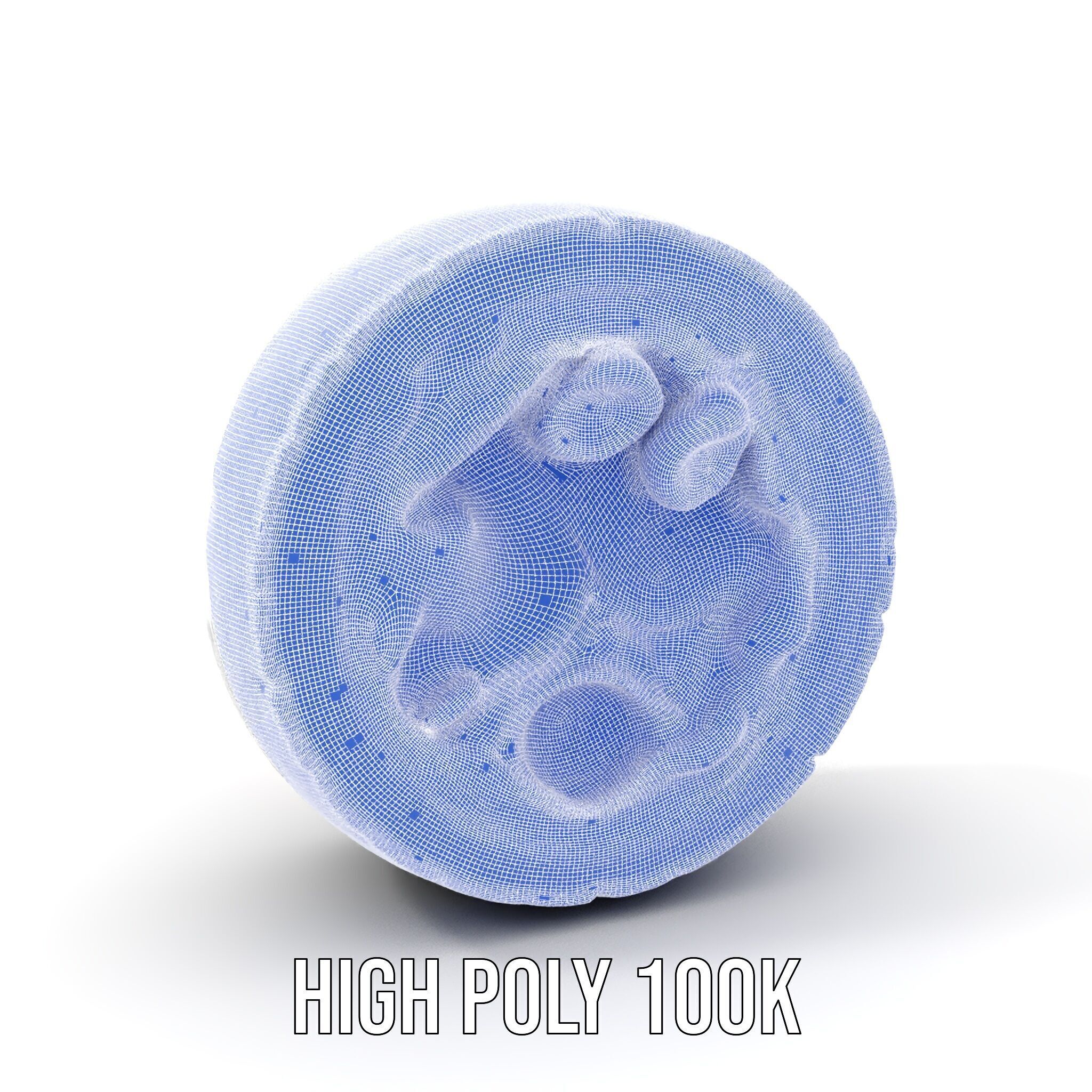 Metal Sphere CrossSection Model Pack with Detailed Interior Low-poly 3D model_4