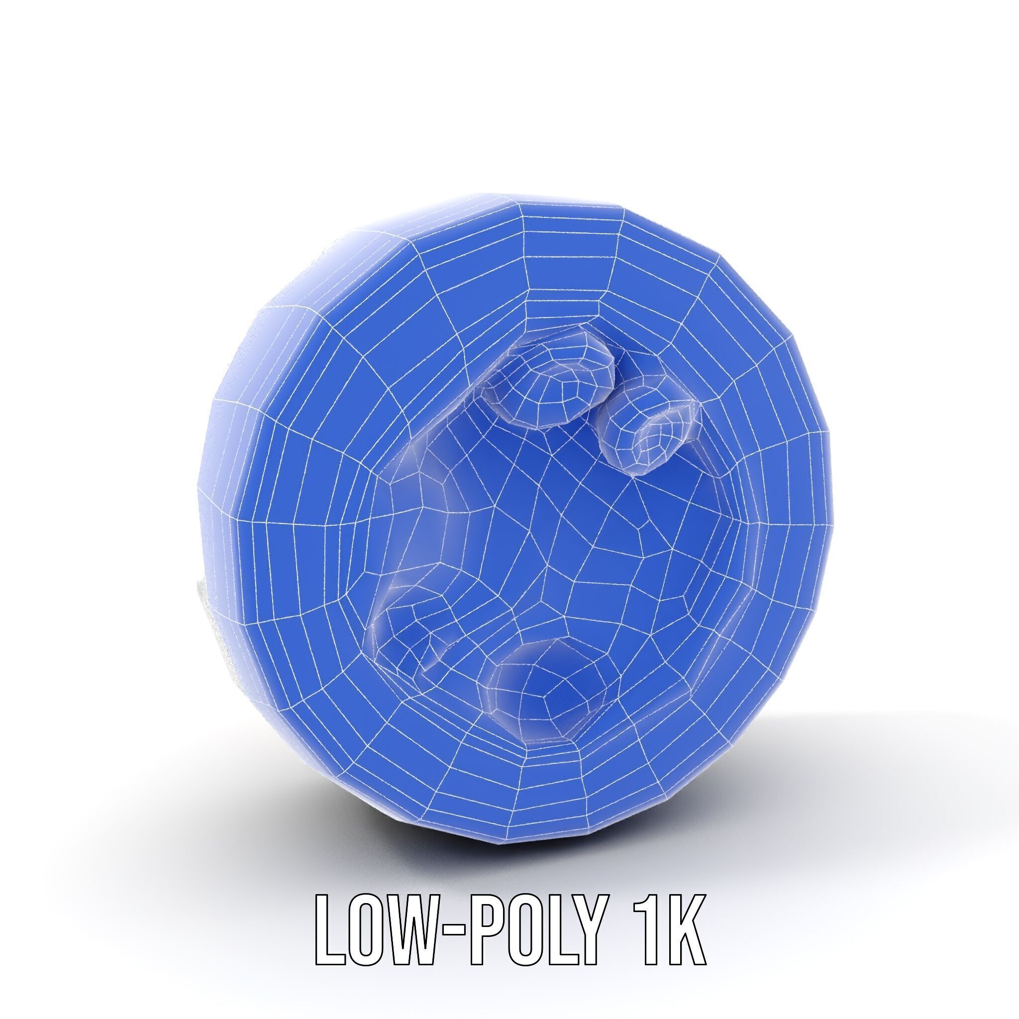 Metal Sphere CrossSection Model Pack with Detailed Interior Low-poly 3D model_20