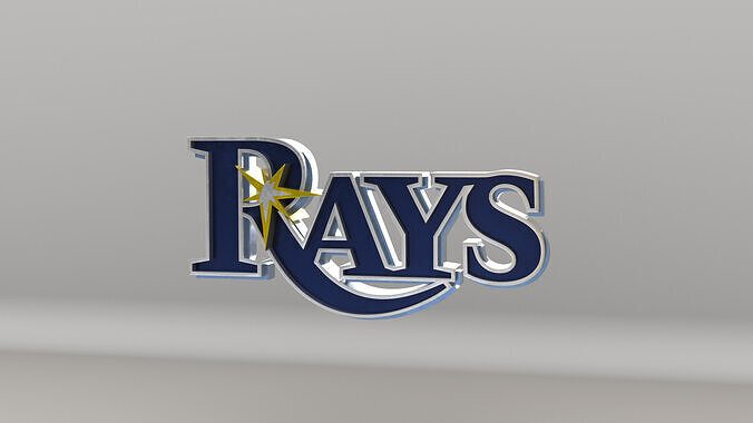 MLB Tampa Bay Rays V1 Team Logo 3D model