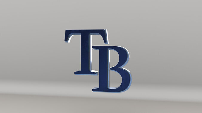MLB Tampa Bay Rays V2 Team Logo 3D model