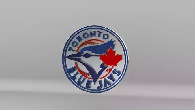 MLB Toronto BlueJays V1 Team Logo 3D model