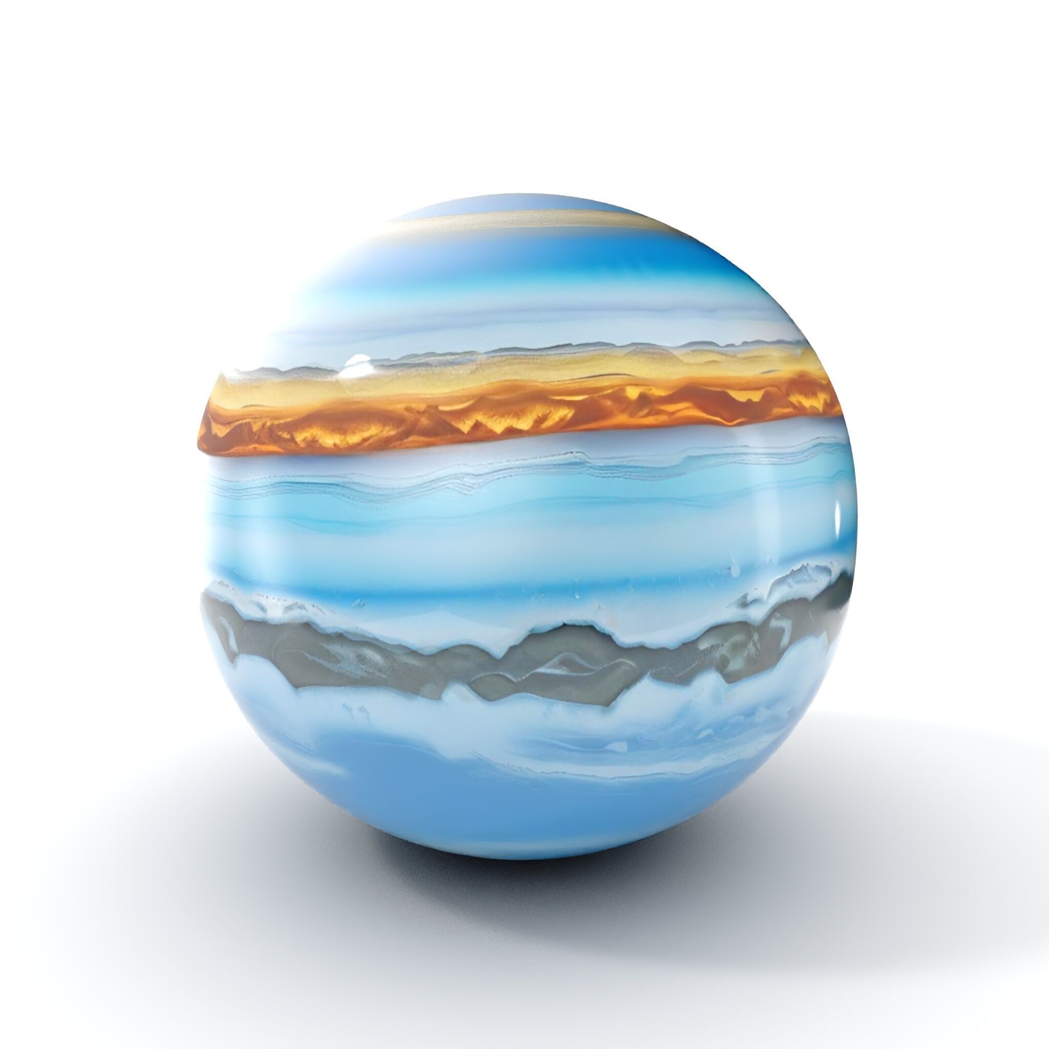 Planetary Atmosphere Sphere model pack Low-poly 3D model_17