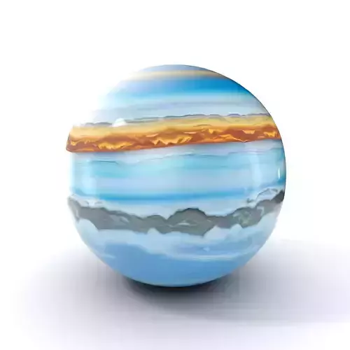 Planetary Atmosphere Sphere model pack Low-poly 3D model