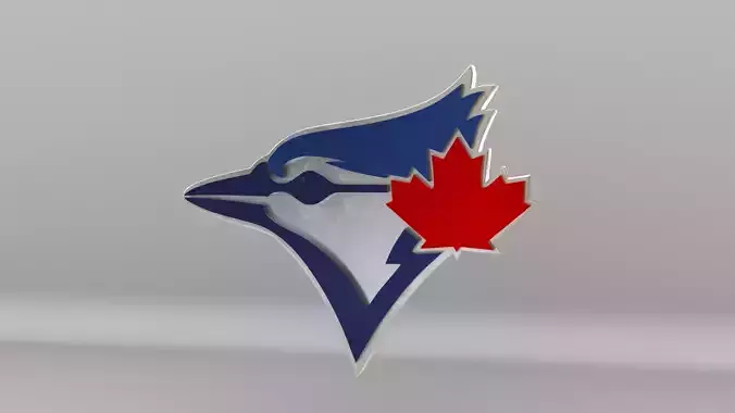 MLB Toronto BlueJays V2 Team Logo 3D model