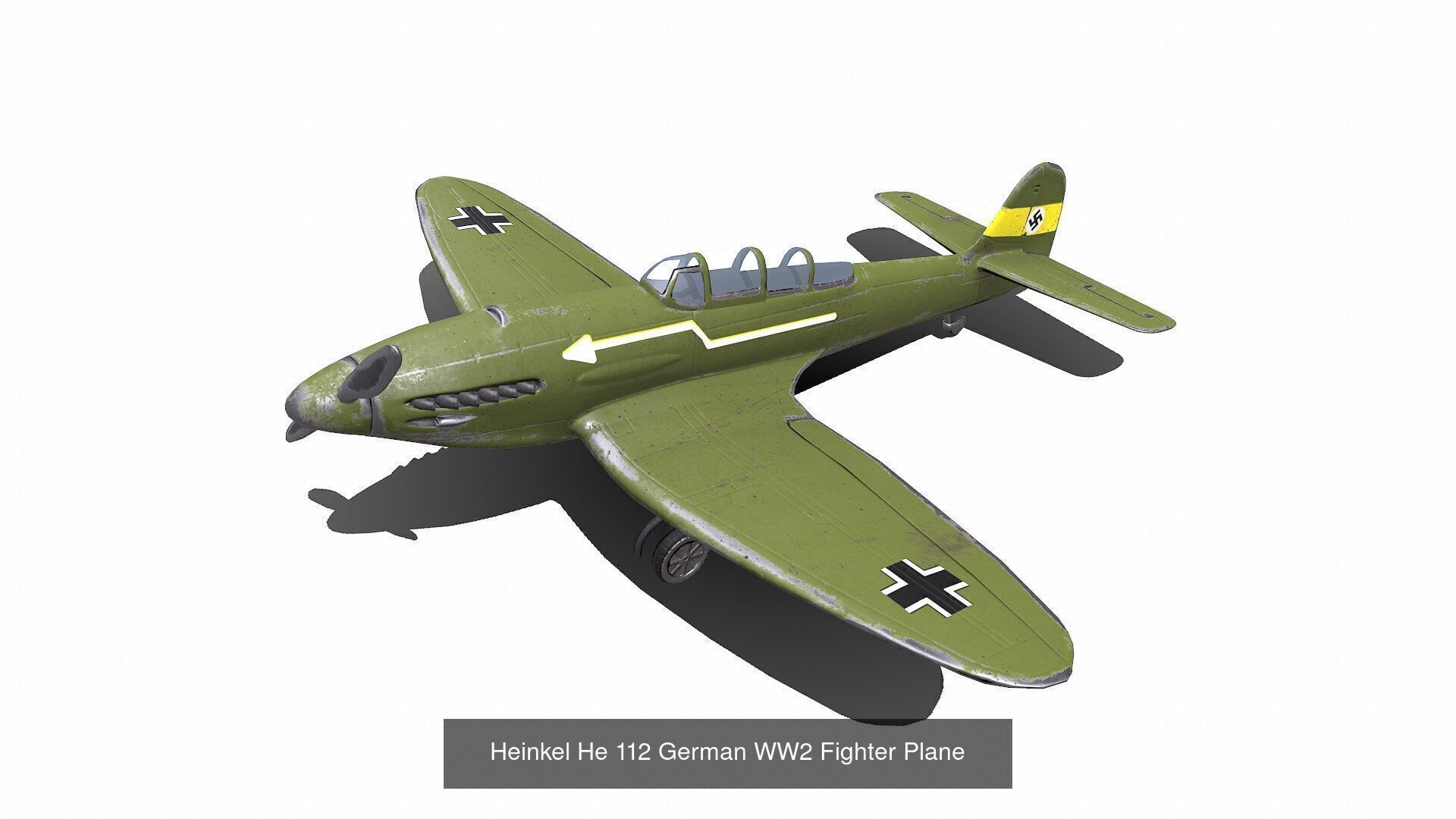 World War Fighter Planes Collection Low-poly PBR _11