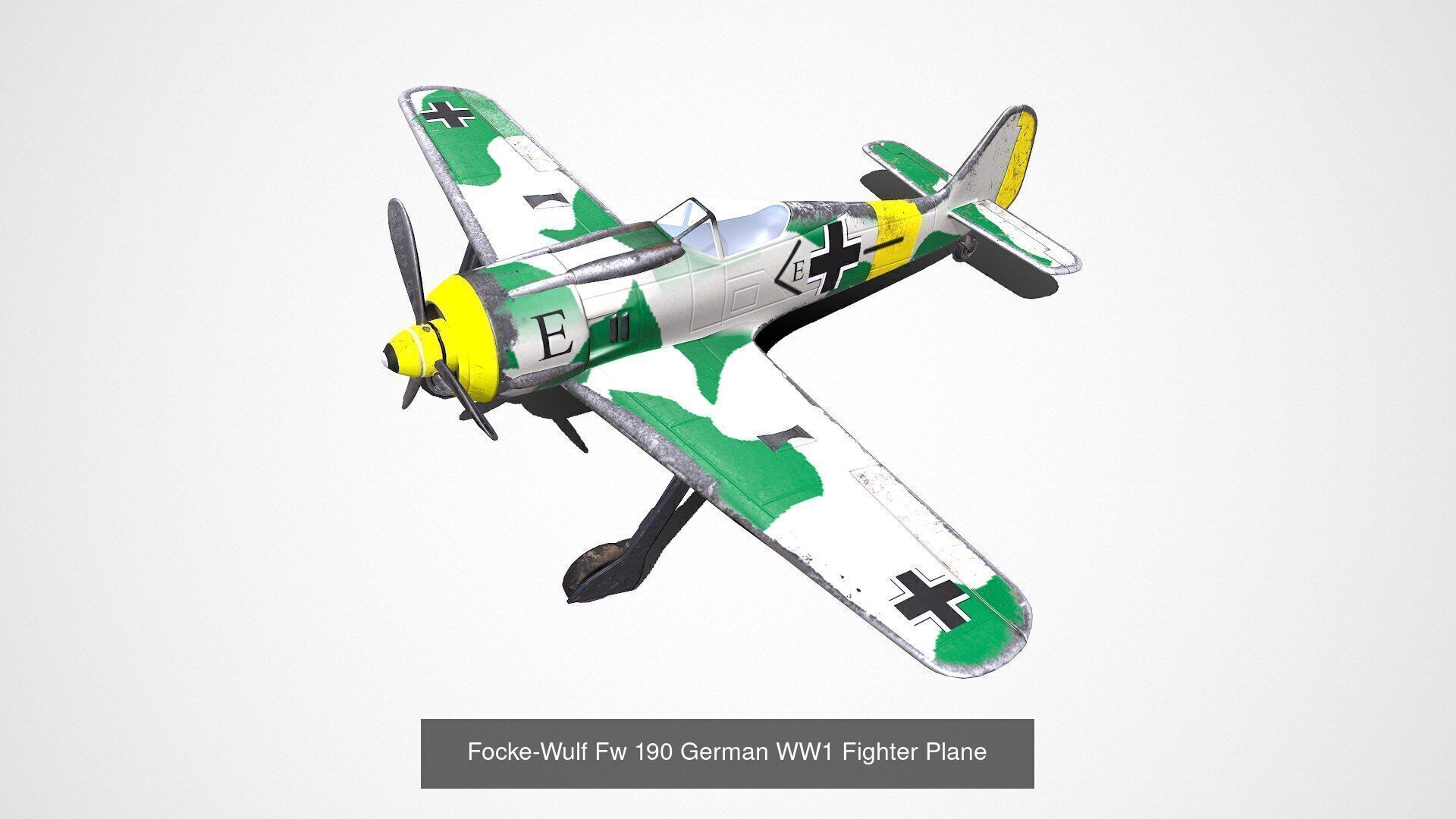 World War Fighter Planes Collection Low-poly PBR _10