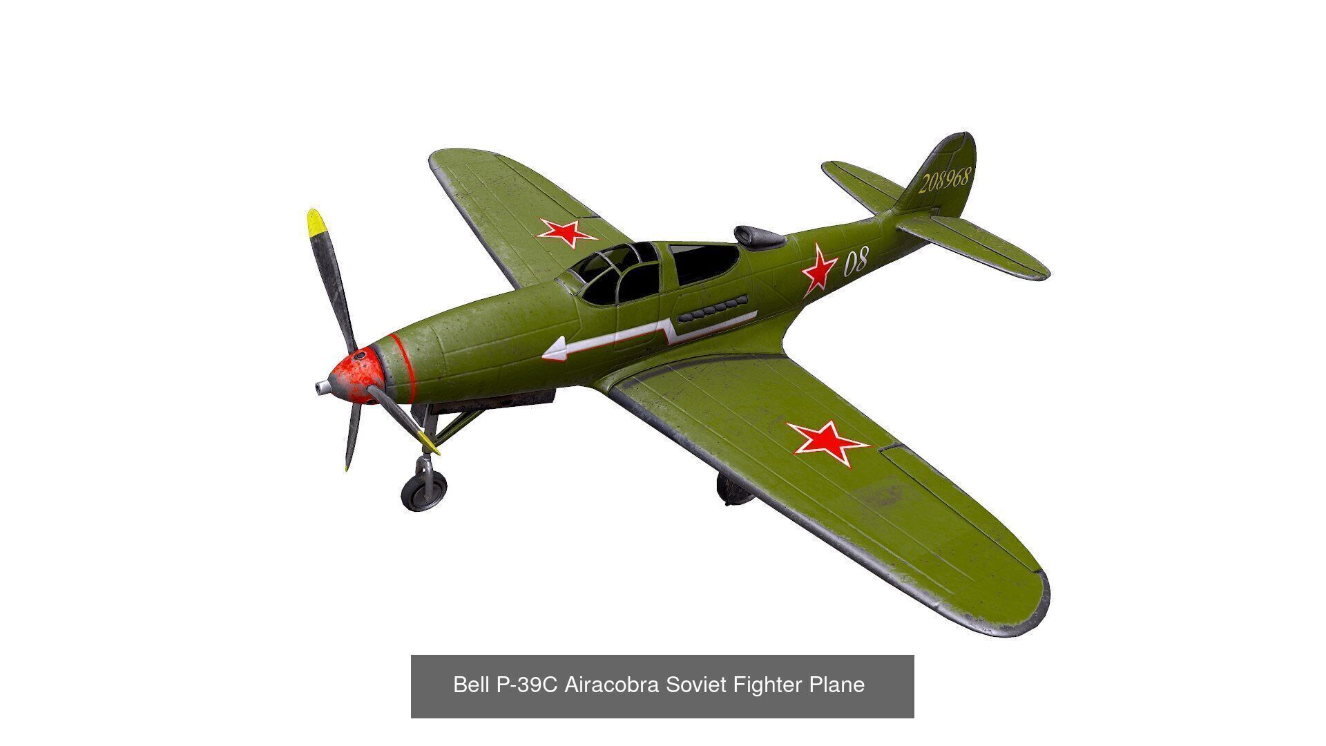 World War Fighter Planes Collection Low-poly PBR _1