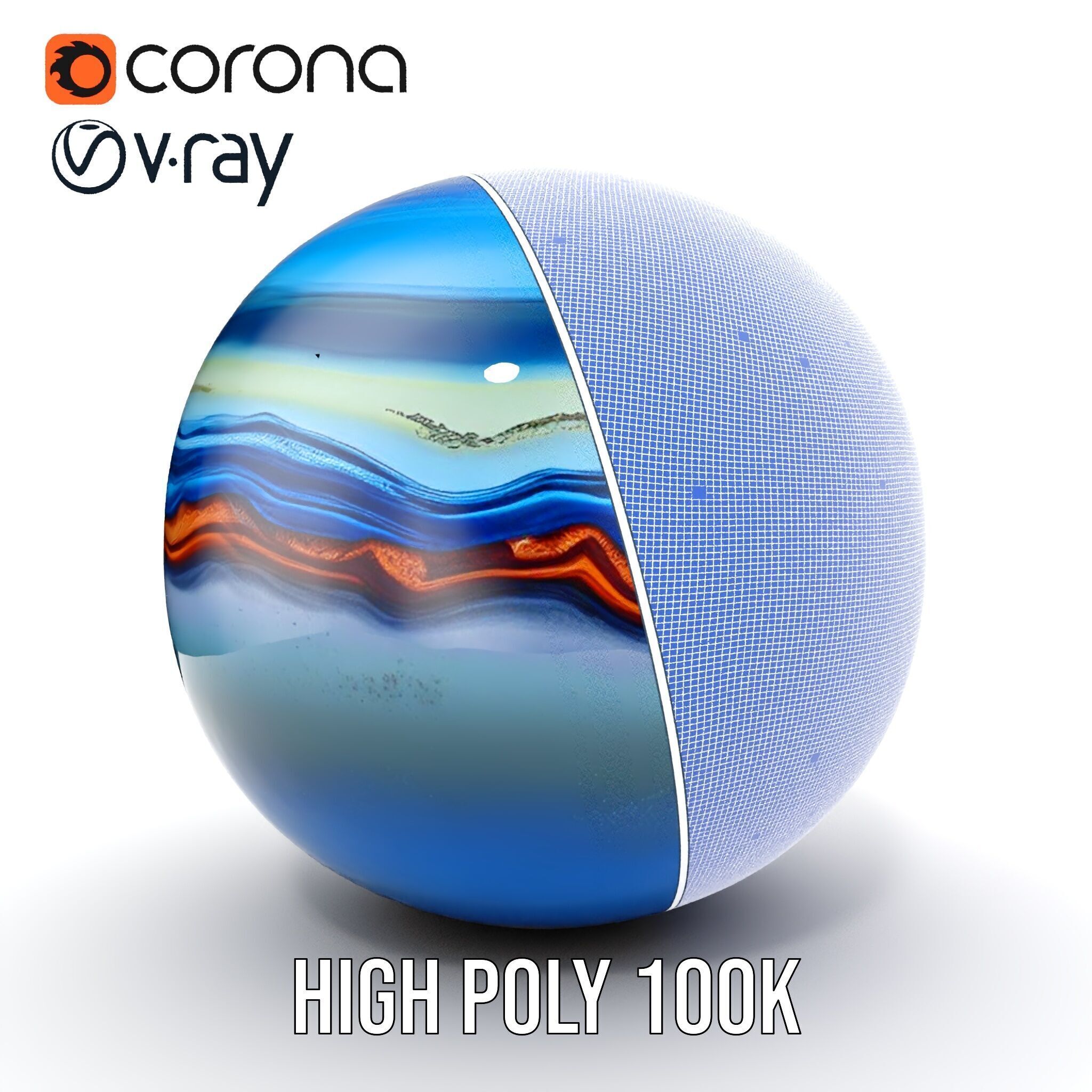 Abstract Spherical Texture Model Pack Texture_36