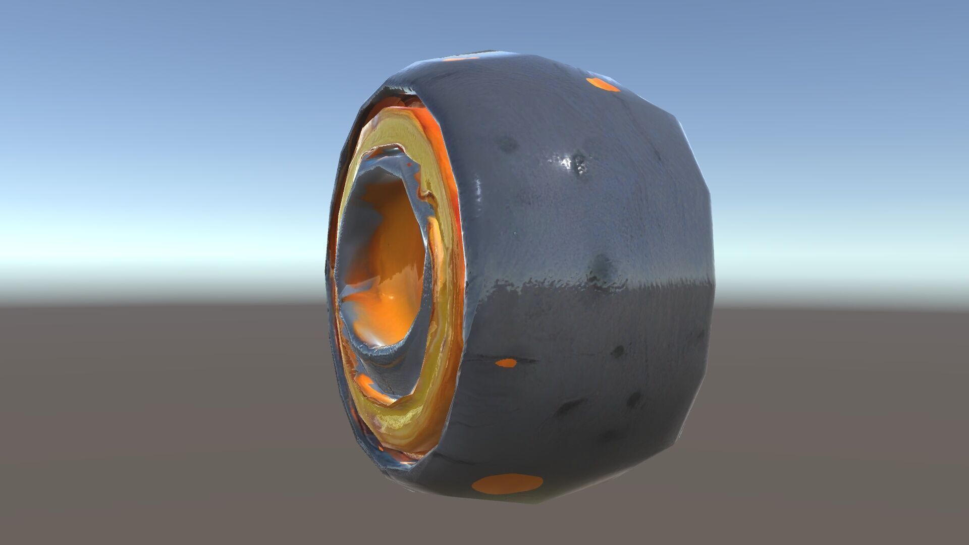 Astronomical Layered Planet Model Pack Low-poly 3D model_34