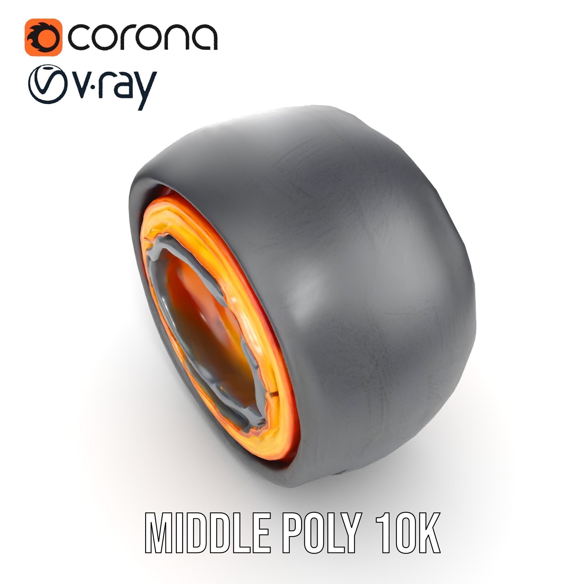 Astronomical Layered Planet Model Pack Low-poly 3D model_15