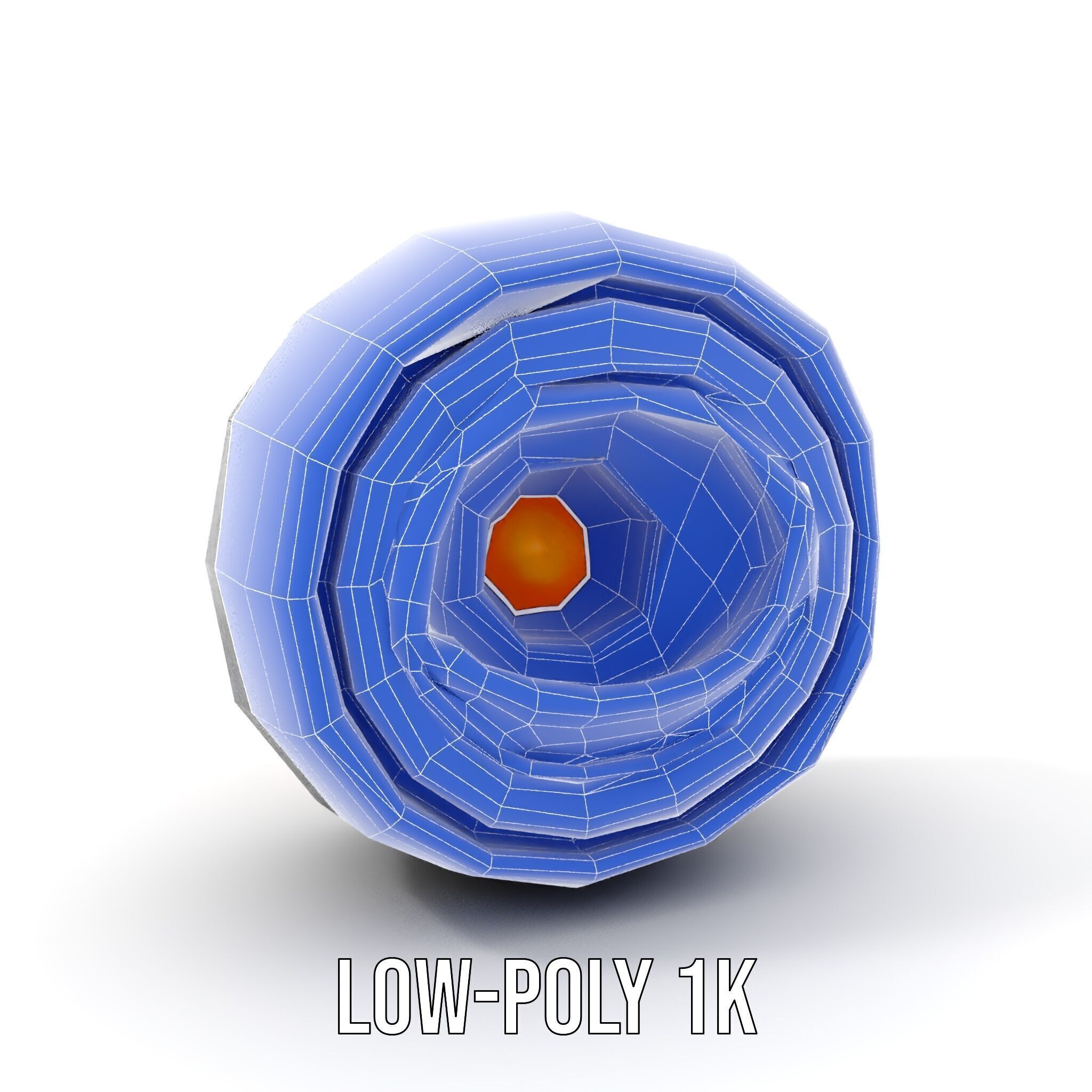 Astronomical Layered Planet Model Pack Low-poly 3D model_16