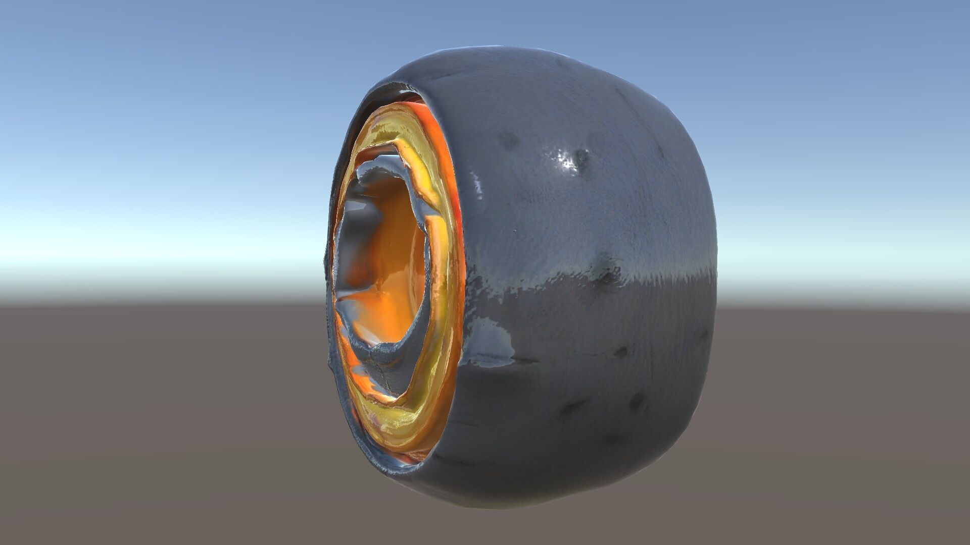 Astronomical Layered Planet Model Pack Low-poly 3D model_33